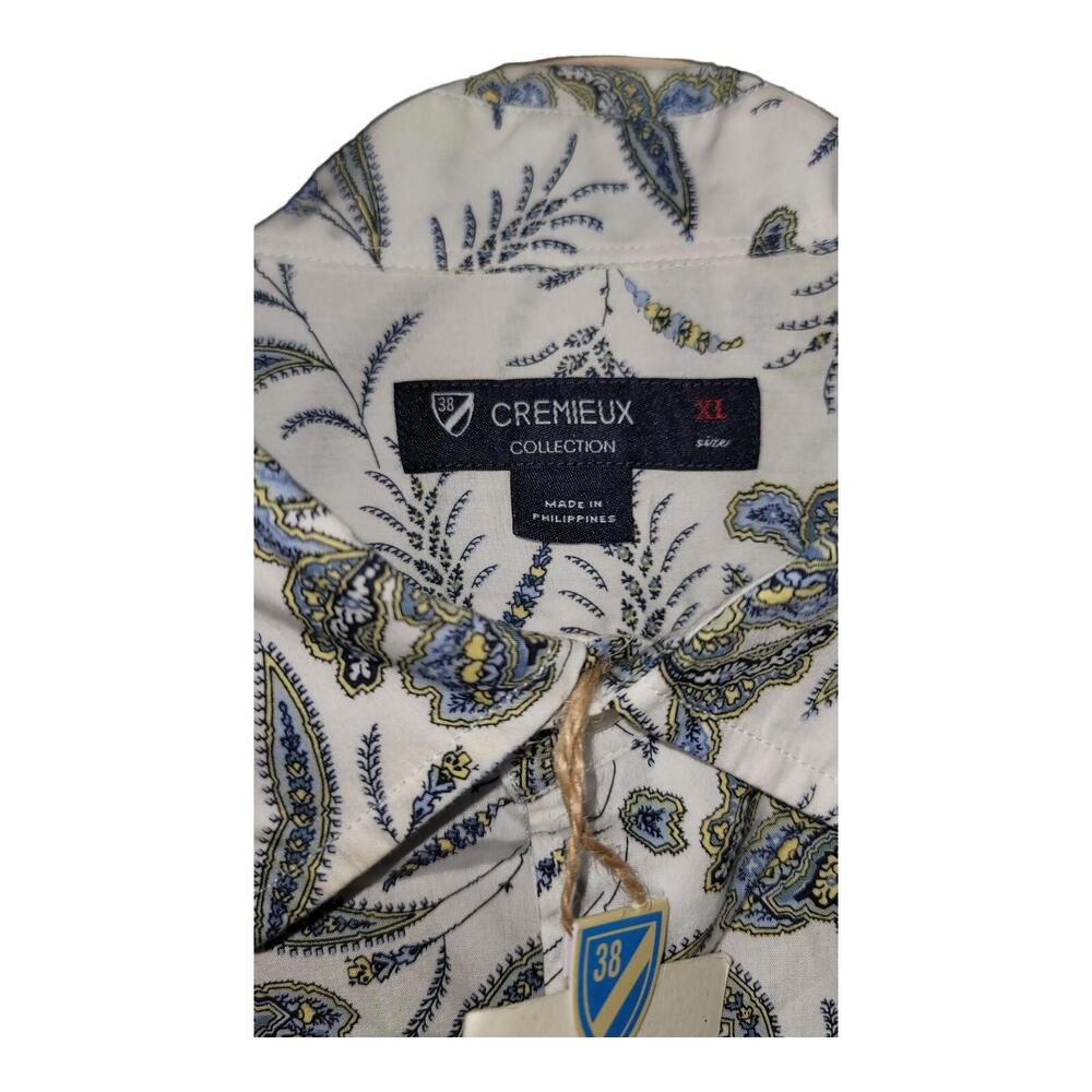 NWT Cremieux Men's XL Shirt Dressy Casual Button‎ Down Lightweight Floral - Picture 3 of 4